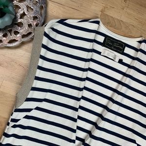 Vtg Jules Tournier Deep V neck Sz S/M French Made